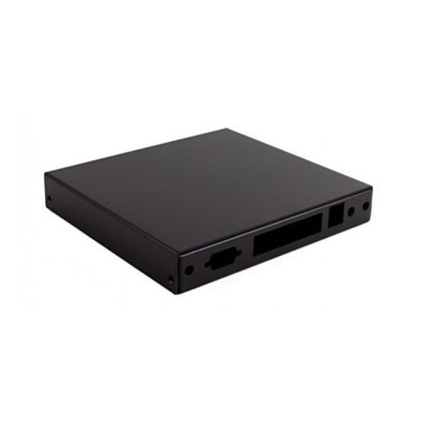 Kasse til minicomputer CASE1D4BLKU, USB, 4x LAN, Black