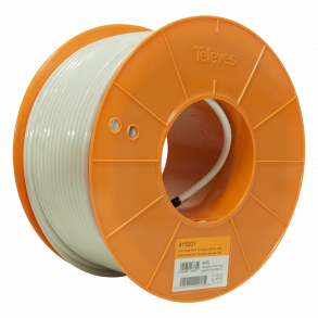 Televes RG6T 1,0/4,6 Dca 100 meter Plastspole