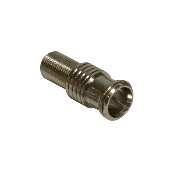Televes Quick F-adapter (Ref. 3837)  Fra F-hun til Quick F-han (75 Ohm)