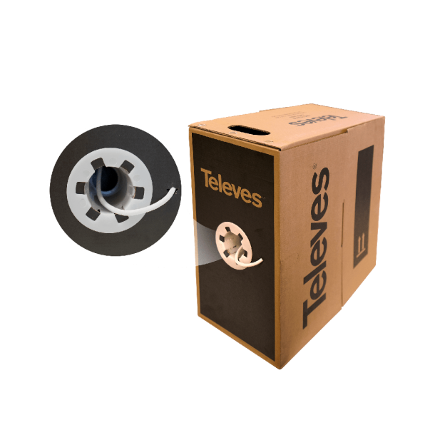 Televes CAT6 U/UTP LFSH Dca 305 meter Hvid  