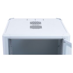 Masterlan data kabinet 19&amp;quot; 4U/400mm, usamlet - FLAT PACK, glas d&oslash;r