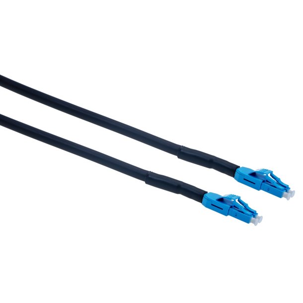 Masterlan PEv2 fiber optic outdoor patch cord, LCupc/LCupc, Duplex, Singlemode 9/125