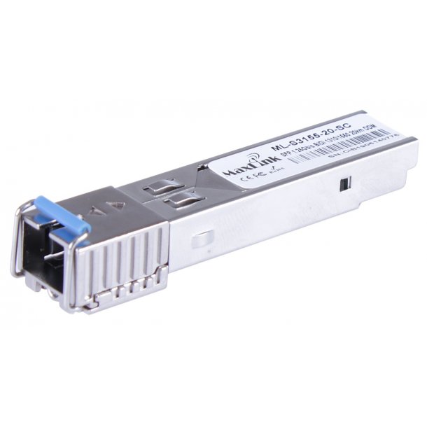 MaxLink ML-S3155-20-SC 1.25G S 1.25G SFP SM, Tx 1310/Rx1550nm, 20KM, 1x SC, 