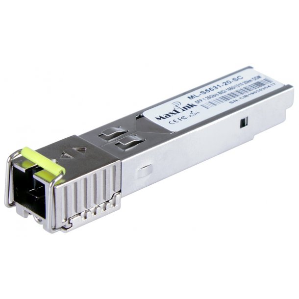 MaxLink ML-S5531-20-SC 1.25G SFP, SM, Tx 1550/Rx1310nm, 20km, 1x SC, 