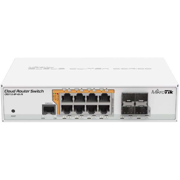 MikroTik Switch CRS112-8P-4S-IN