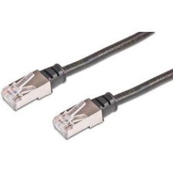 Outdoor Patchkabel, Anti-UV PVC, F/UTP, sort