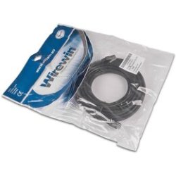 Outdoor Patchkabel, Anti-UV PVC, F/UTP, sort