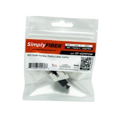 SimplyFIBER Keystone MPO to MPO Adapter, Hvid, SF-42MPOW