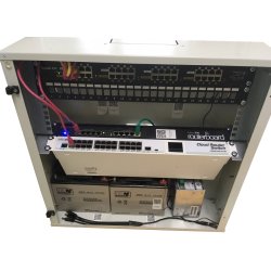 19 tommer v&aelig;gh&aelig;ngt rack 2U, 4U