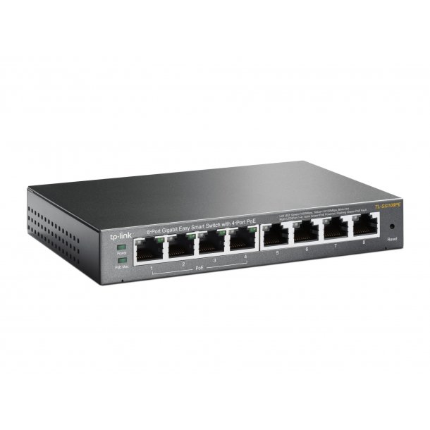 TP-Link TL-SG108PE PoE Switch (lagersalg)