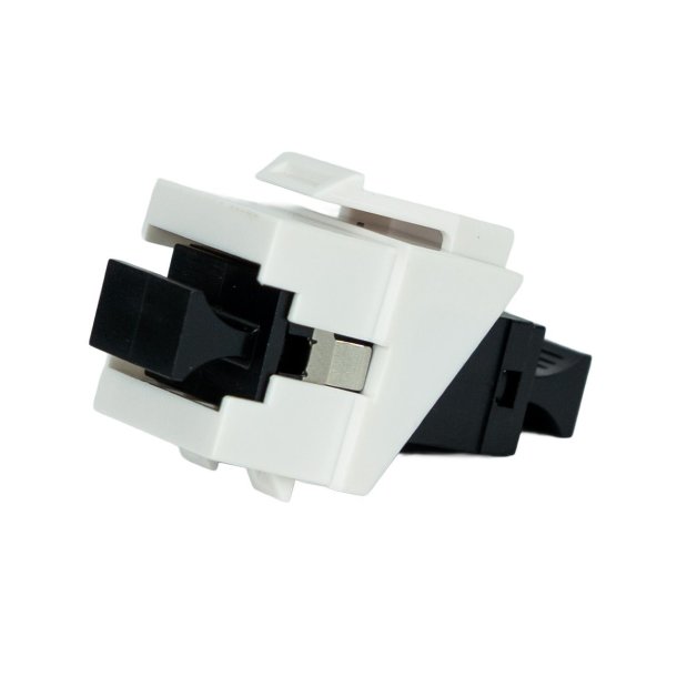 SimplyFIBER Keystone MPO to MPO Adapter, Hvid, SF-42MPOW