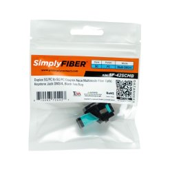 SimplyFIBER SC/PC to SC/PC MM Keystone, Sort, SF-42SCMB