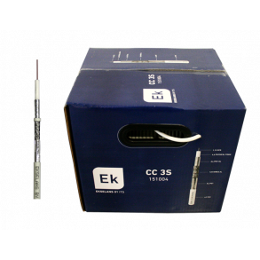 Coaxkabel 3,7 -7 mm Hvid